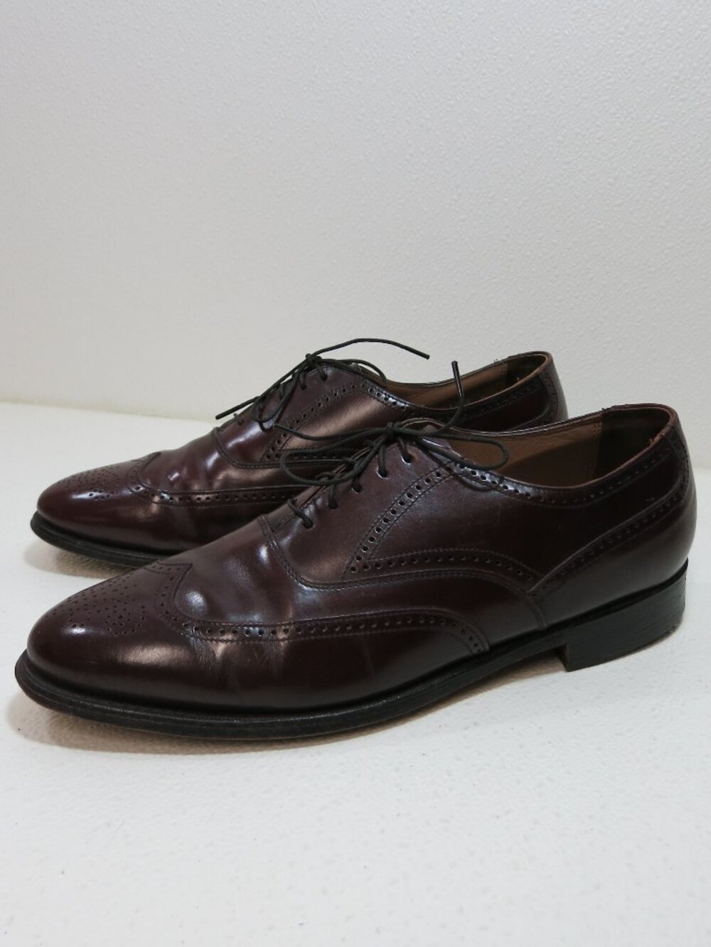 Bostonian Wingtip Brogue Leather Fashion Dress Oxford Men's Footwear Sz 9.5 D/B